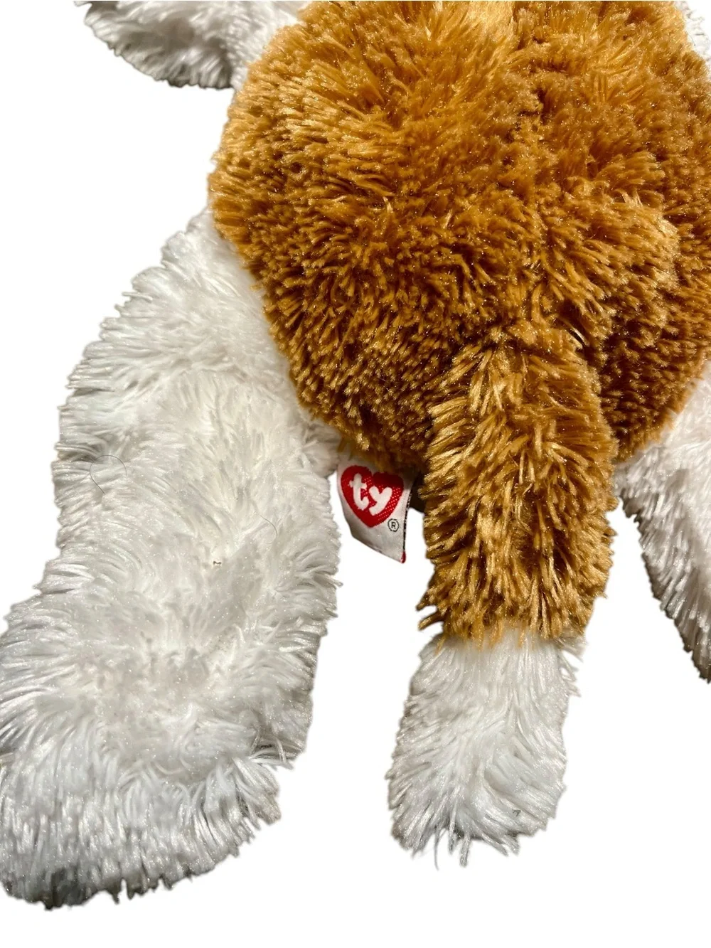 Ty Beanie Classic 2006 Yodeler Plush Floppy St Bernard Dog Brown White 15